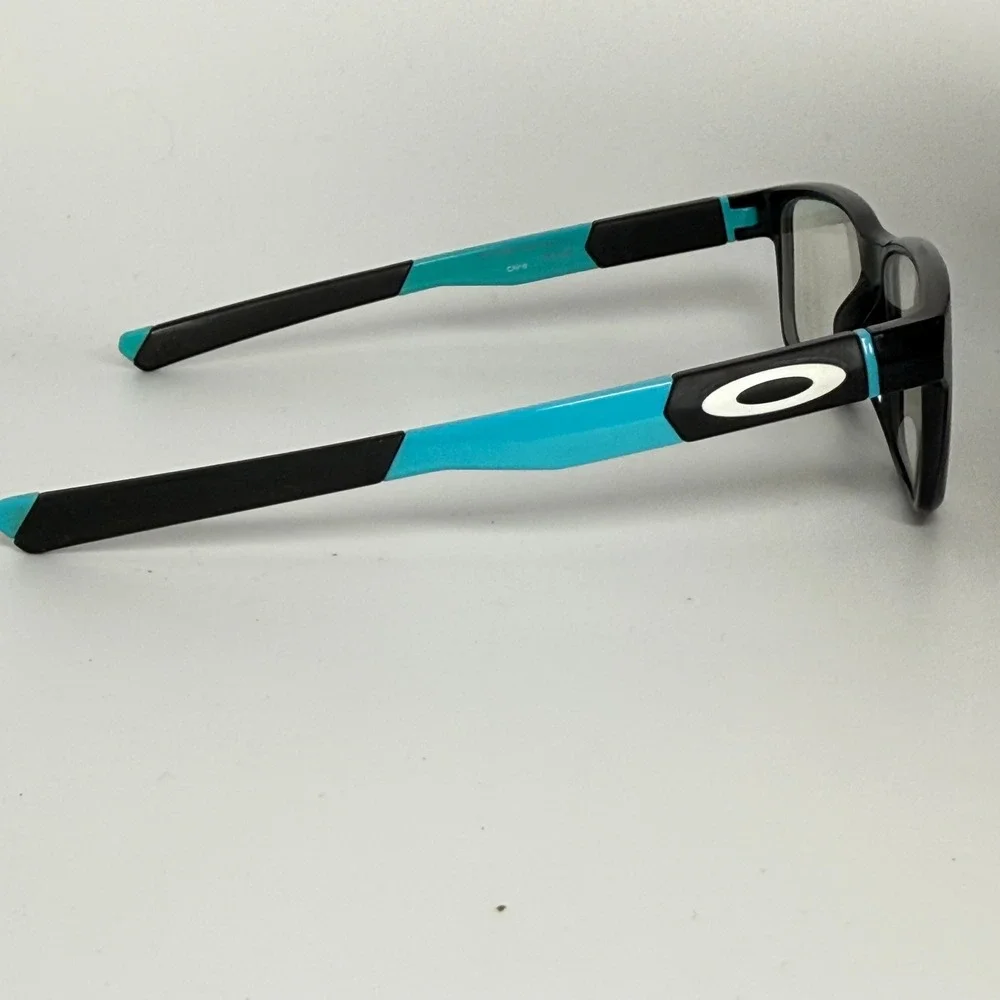 Oakley Shifter XS OY8007-0350 Black Ink Cyan Blue‎ Eyeglasses 50-15-128 21927